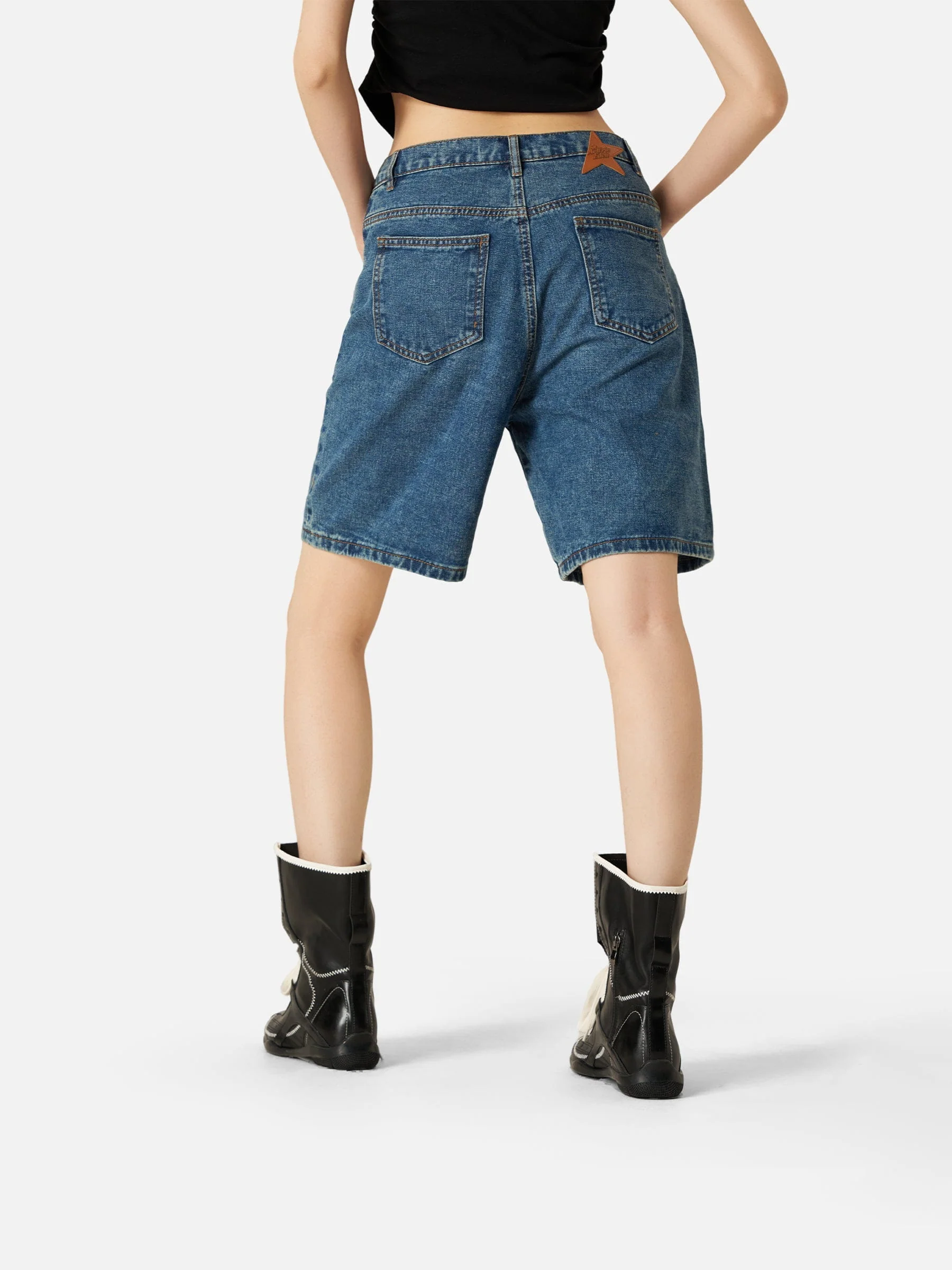 Aelfric Eden Star Patchwork Jorts - Image 4