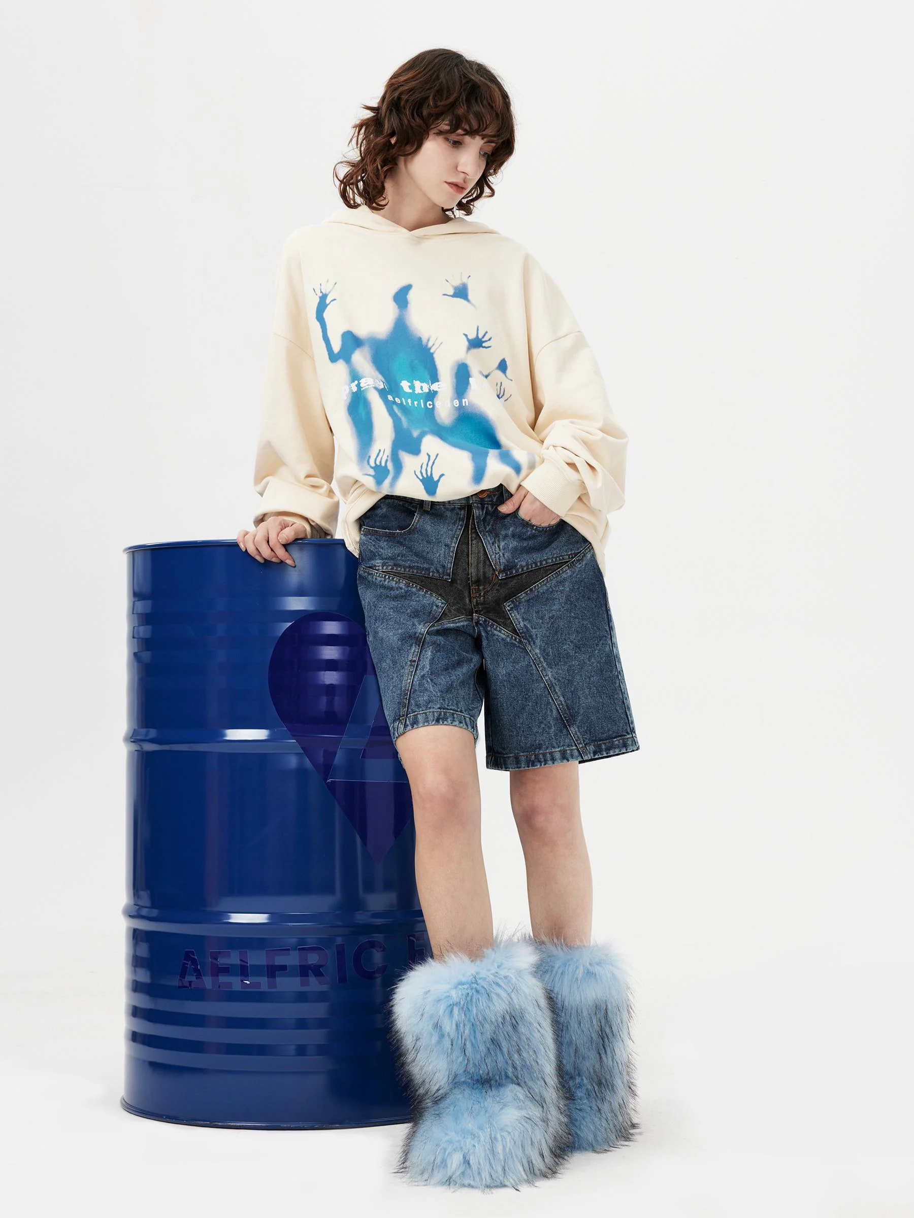 Aelfric Eden Star Patchwork Jorts - Image 5