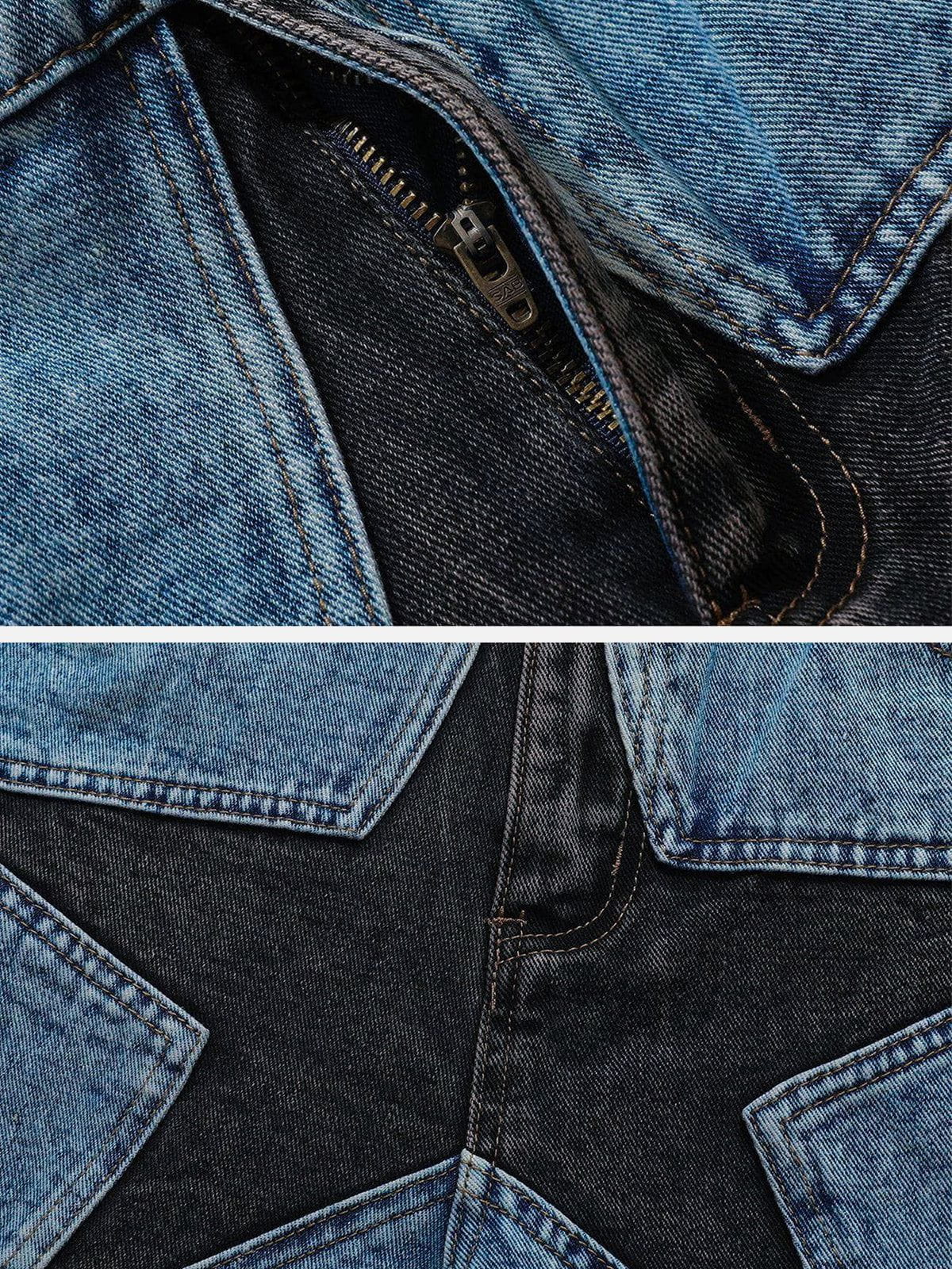 Aelfric Eden Star Patchwork Jorts - Image 7