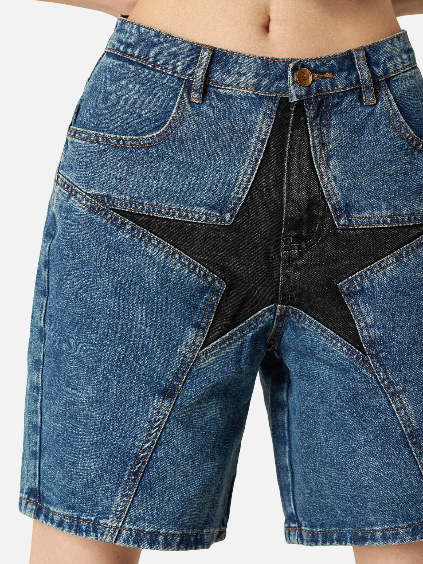Aelfric Eden Star Patchwork Jorts - Image 8