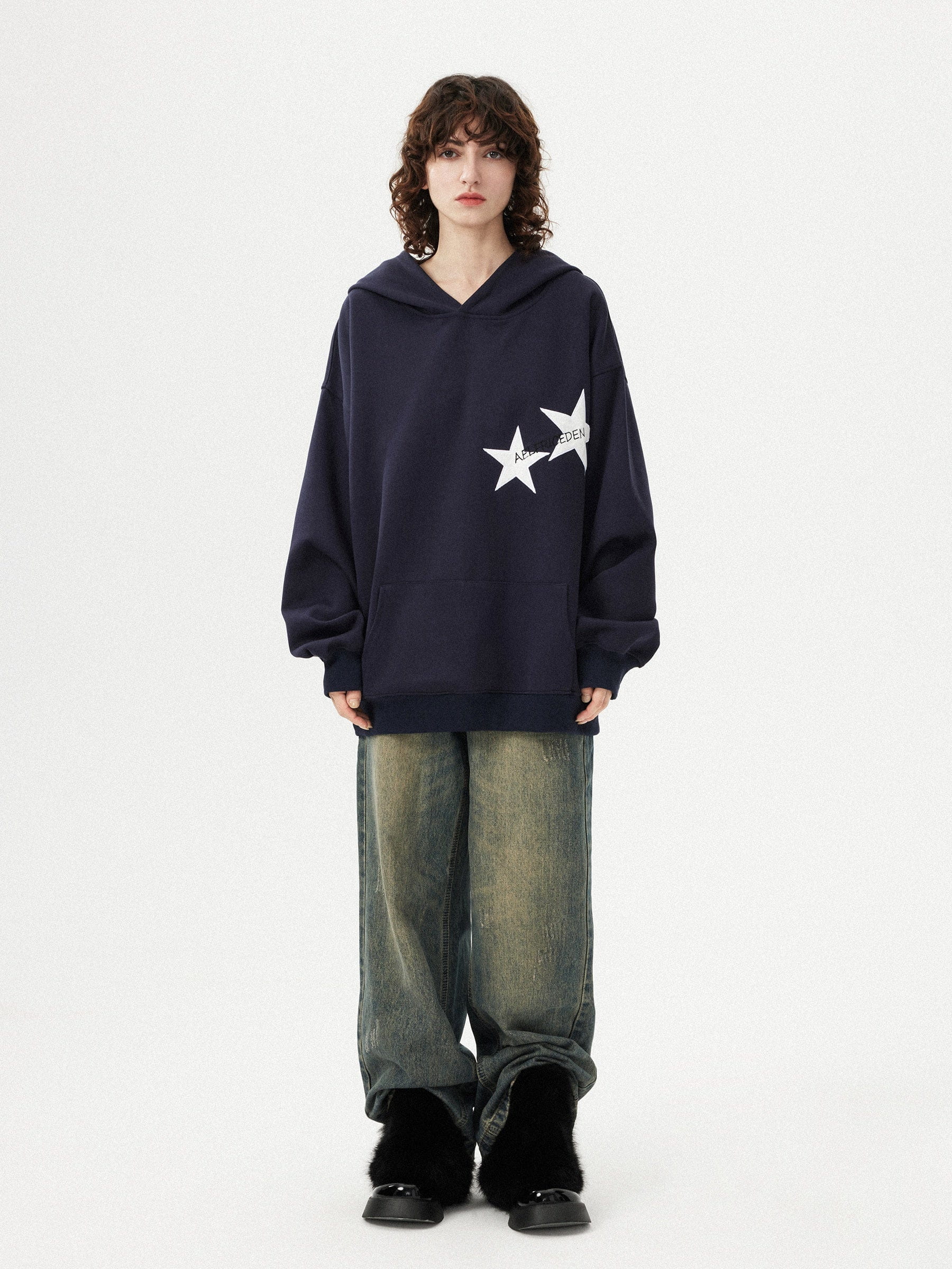 Aelfric Eden Star Color Contrast Hoodie - Image 5
