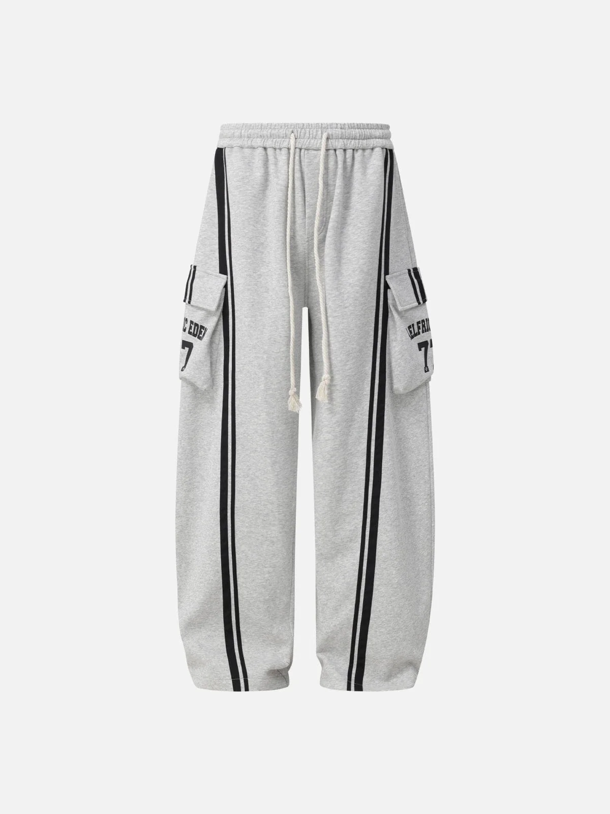 Aelfric Eden Stripe Panel Baggy Barrel Sweatpants - Image 2