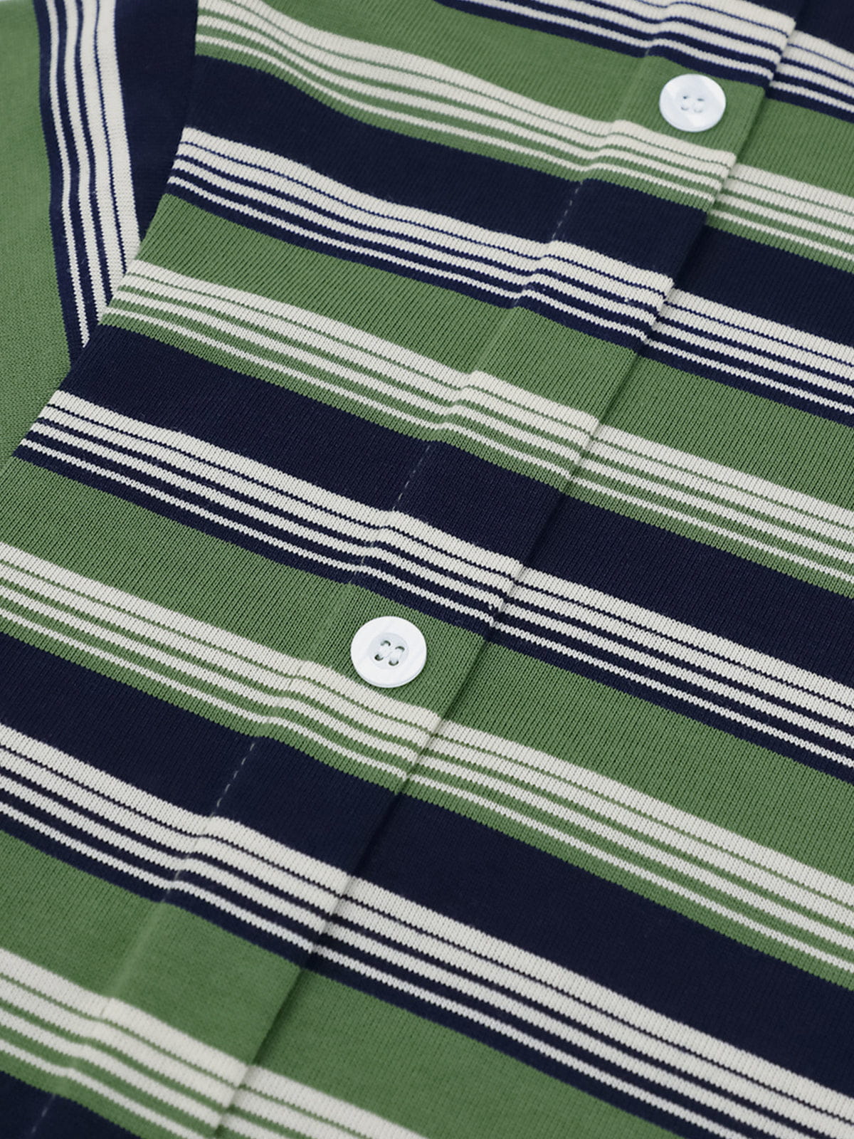 Aelfric Eden Stripe Panel Polo Tee - Image 6