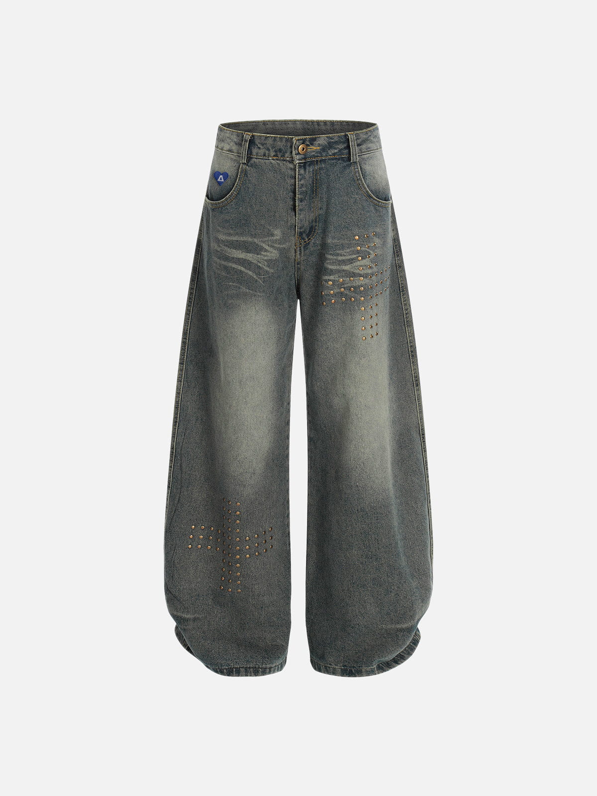 Aelfric Eden Studded Baggy Barrel Jeans