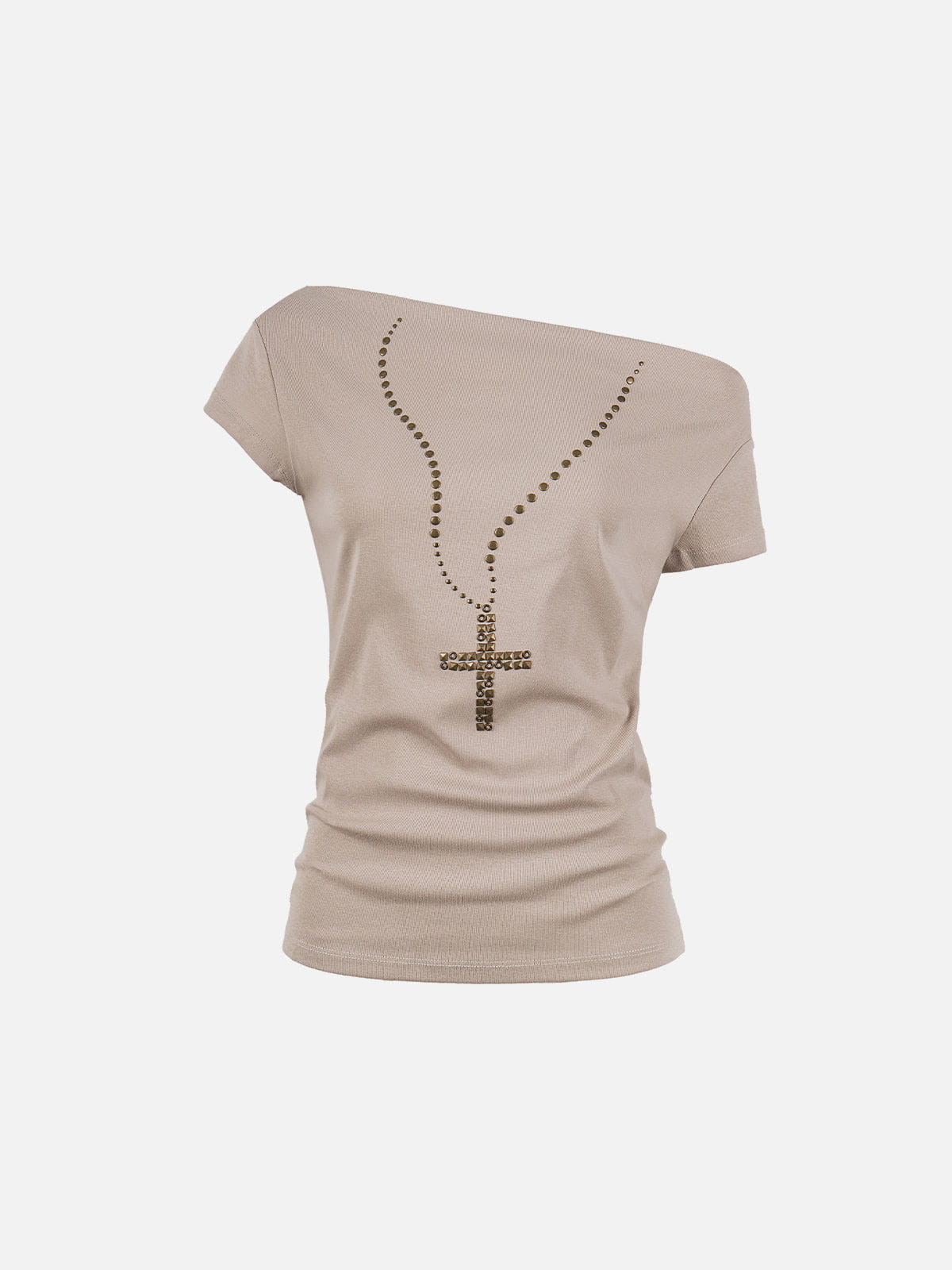 Aelfric Eden Studded Off-the-Shoulder Tee - Image 4