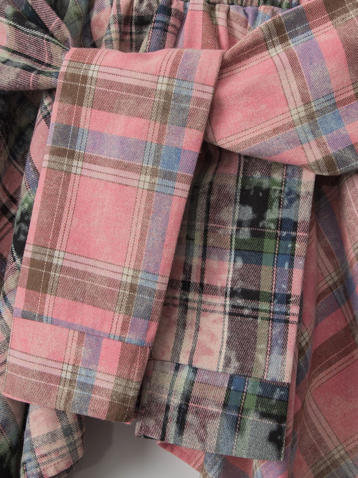 Aelfric Eden Tie Dye Plaid Skirt - Image 3