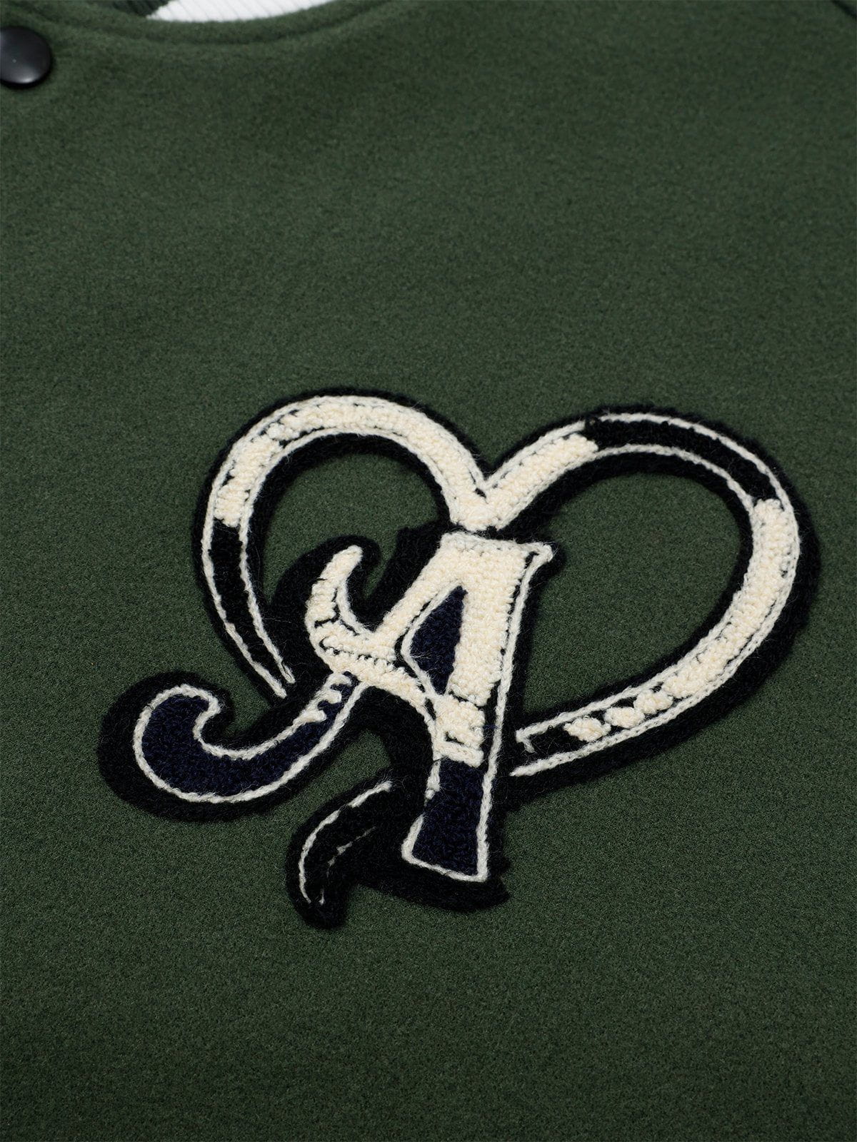 Aelfric Eden Towel Embroidery Badge Varsity Jacket - Image 6