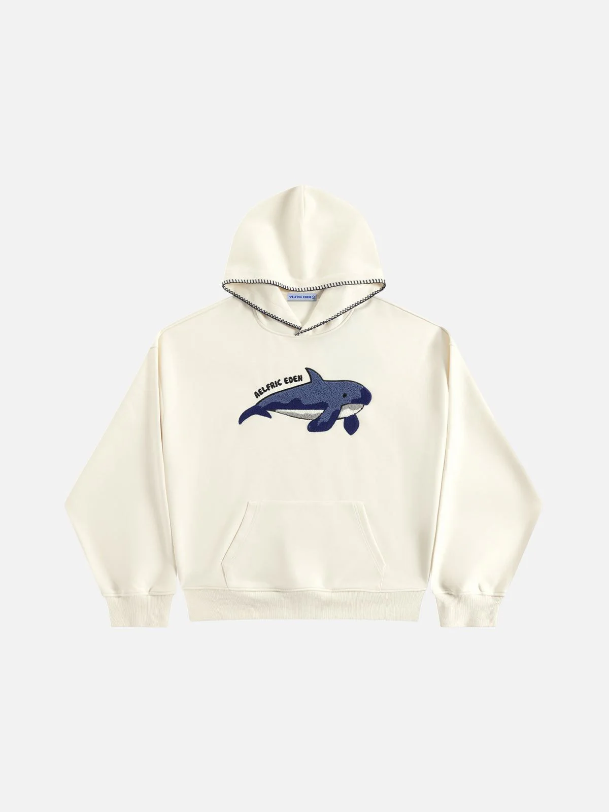 Aelfric Eden Oversized Whale Pullover Hoodie - Image 2