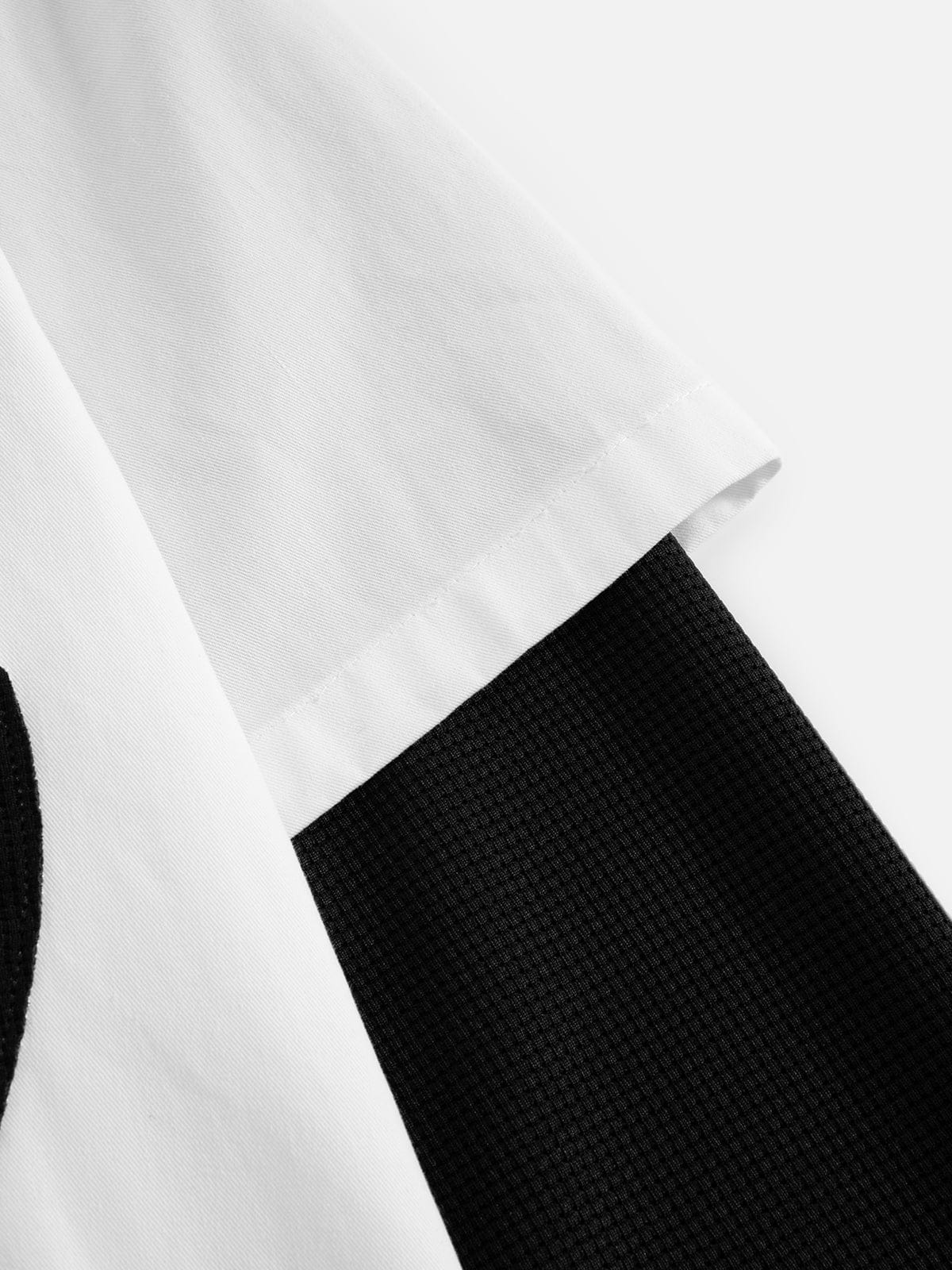 Aelfric Eden Tribal Panel Layered Long Sleeve Shirt - Image 8