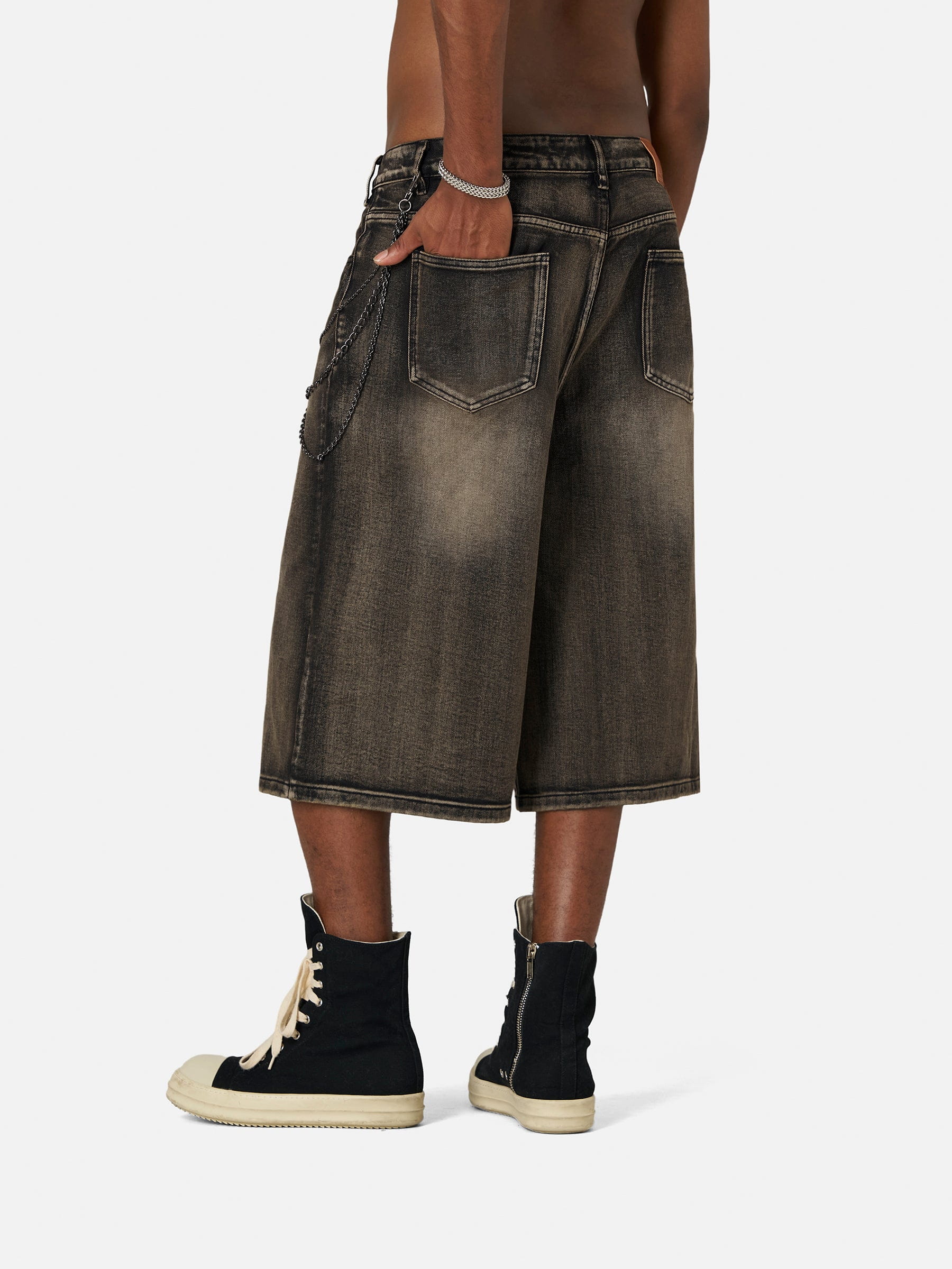 Aelfric Eden Vintage Washed Longline Jorts - Image 6