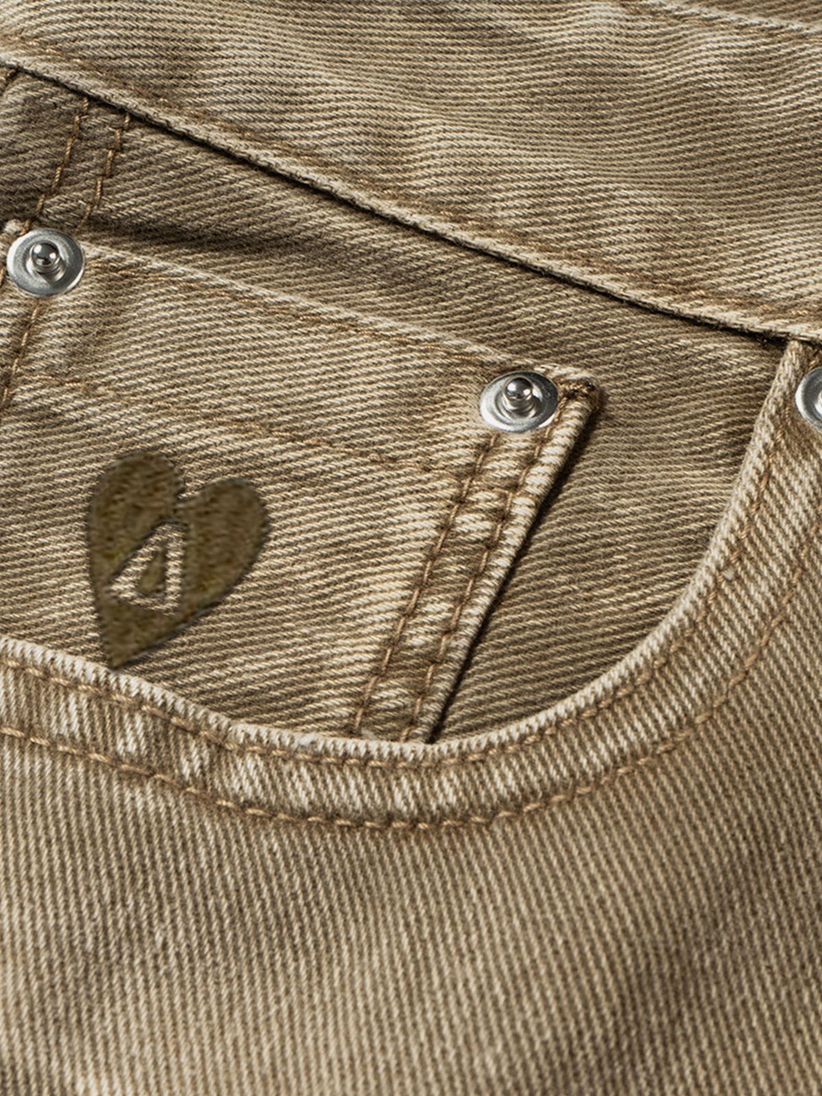 Aelfric Eden Baggy Brown Washed Jeans - Image 8
