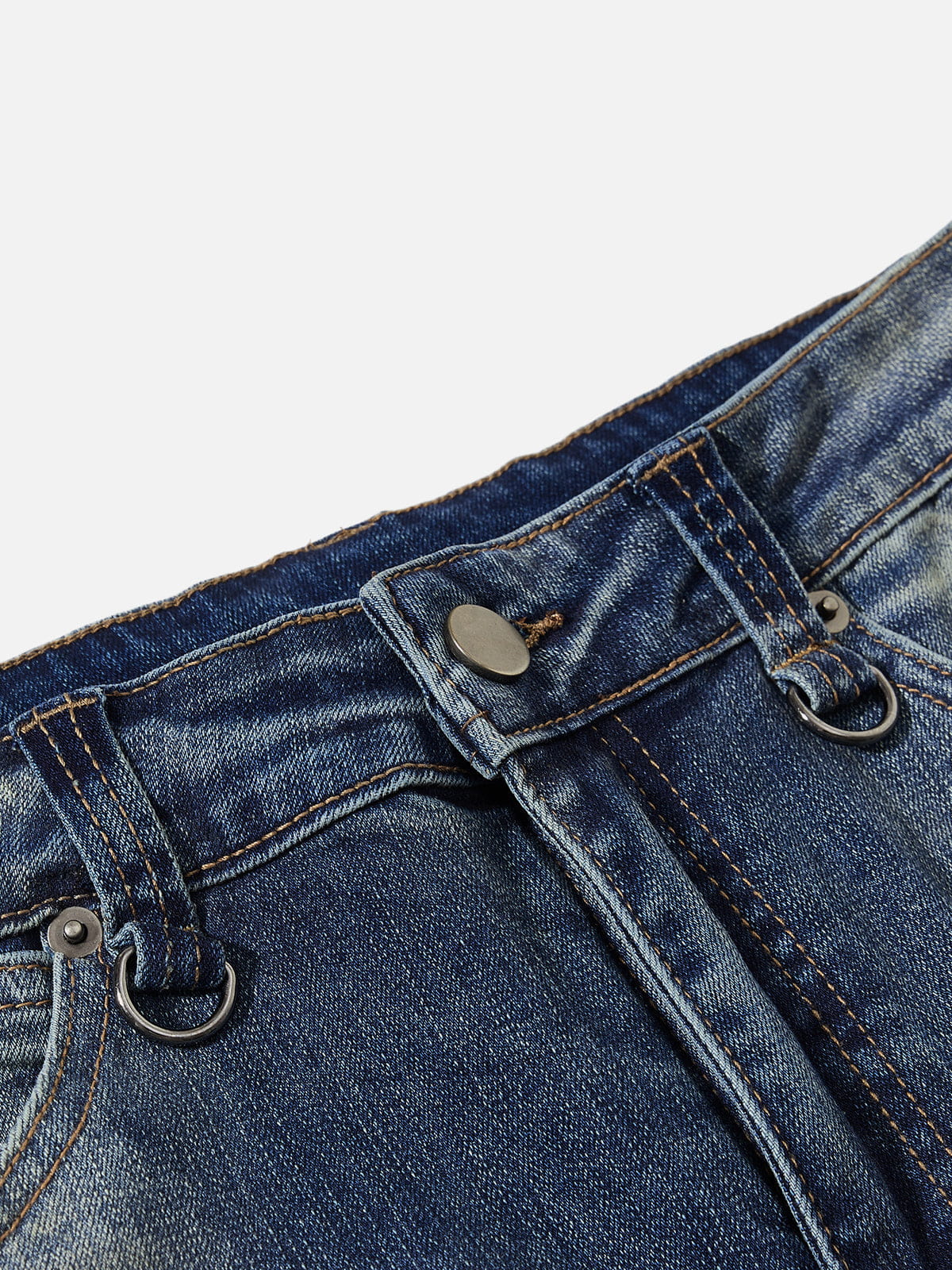 Aelfric Eden Washed Distressed Bootcut Jeans - Image 3