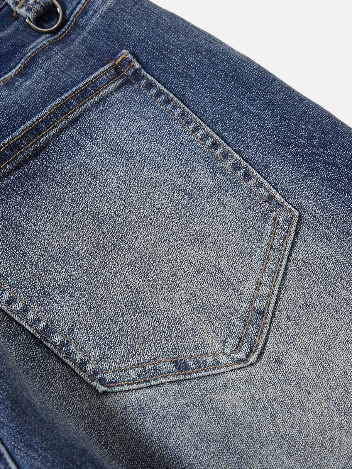 Aelfric Eden Washed Distressed Bootcut Jeans - Image 4