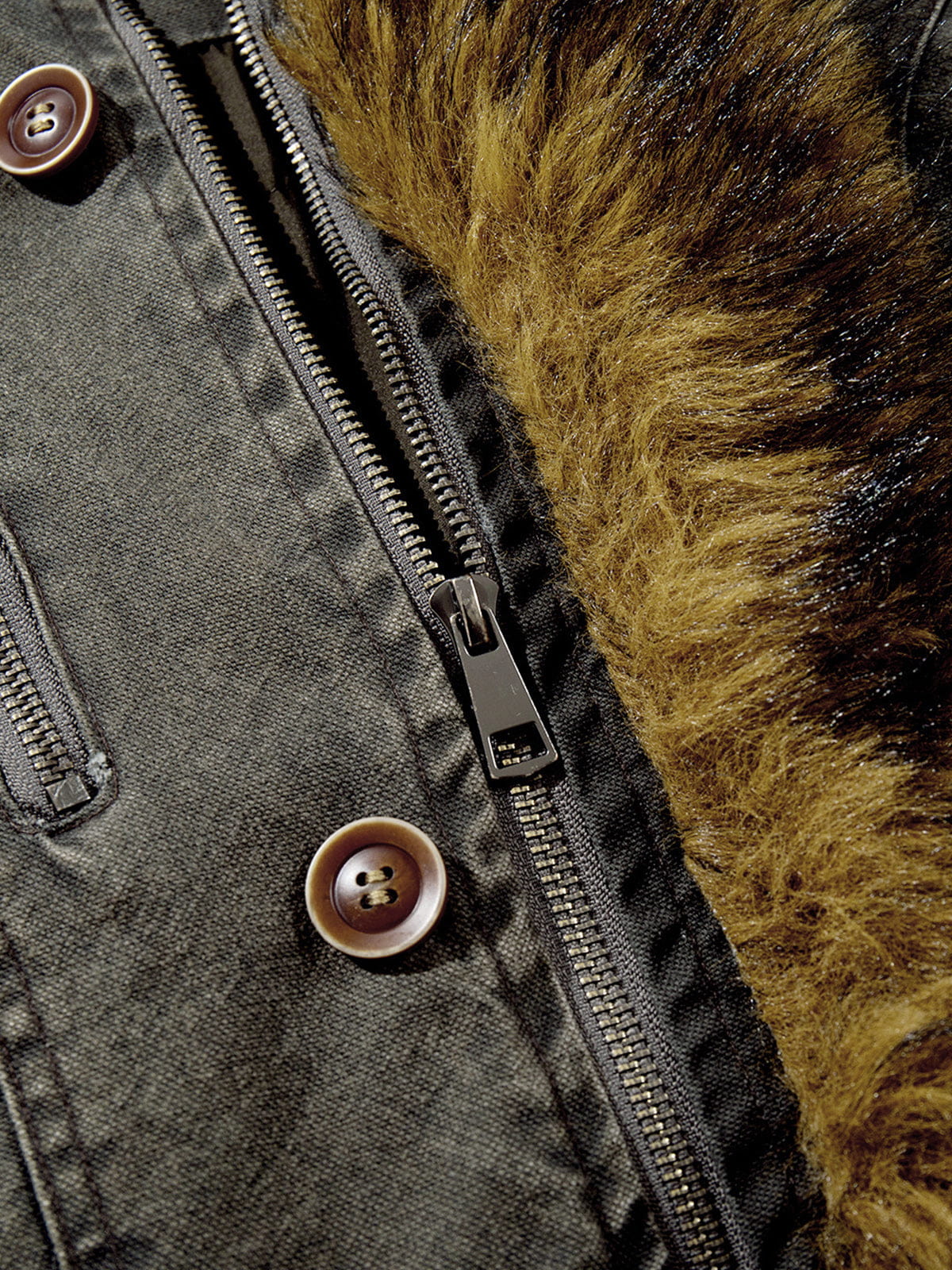 Aelfric Eden Washed Faux Fur Coat - Image 5