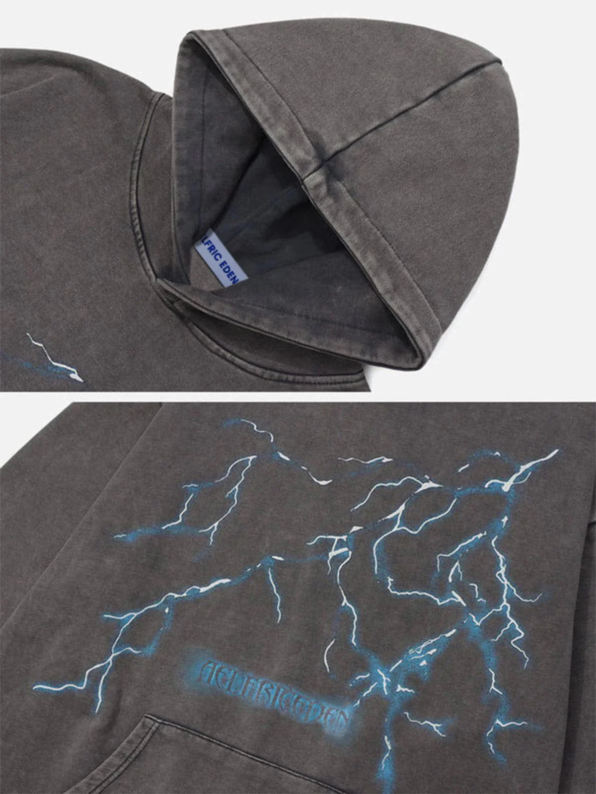 Aelfric Eden Lightning Graphic Hoodie - Image 6