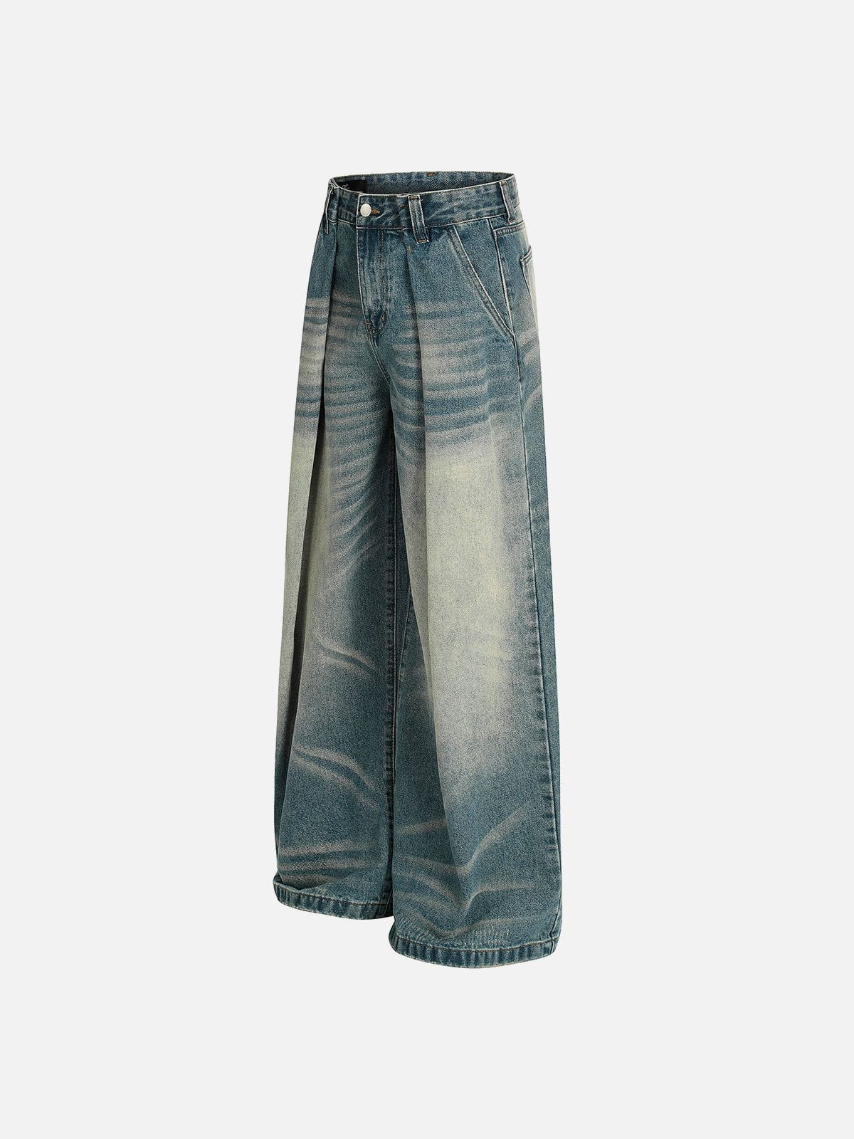 Aelfric Eden Whiskering Wrinkle Jeans - Image 2