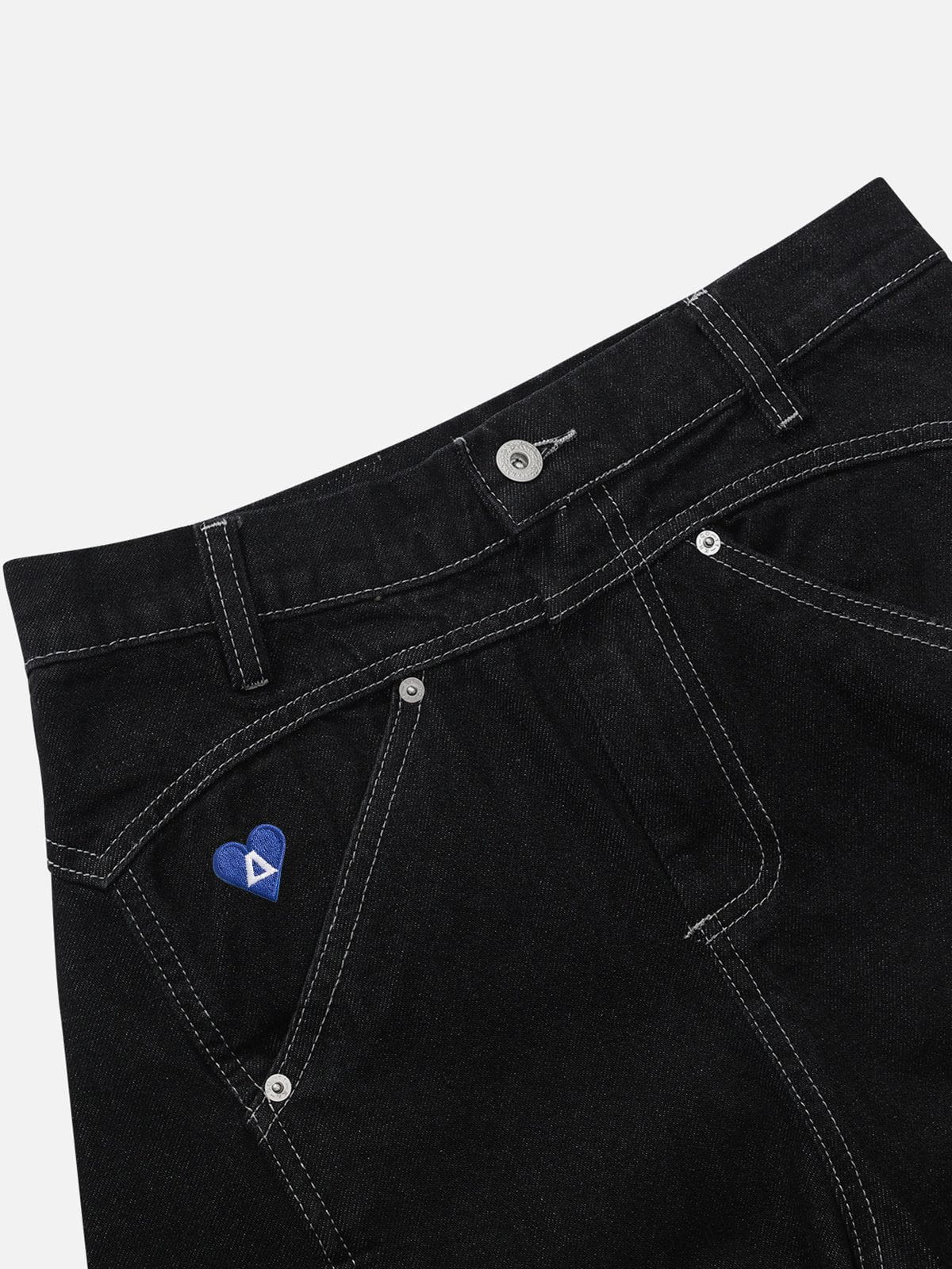 Aelfric Eden Wrinkle Baggy Barrel Jeans - Image 8