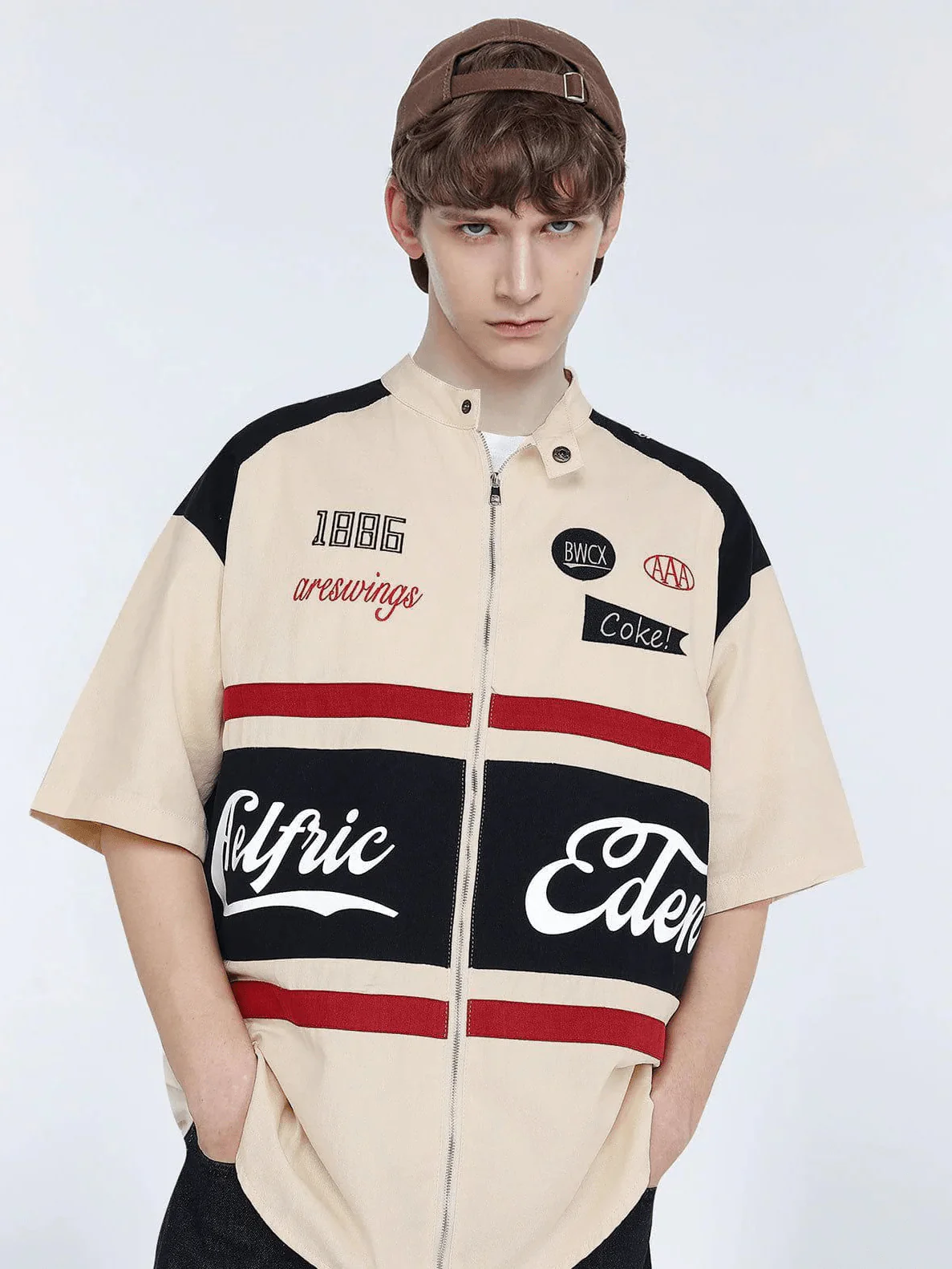Aelfric Eden Racing Zip Up Shirt - Image 3
