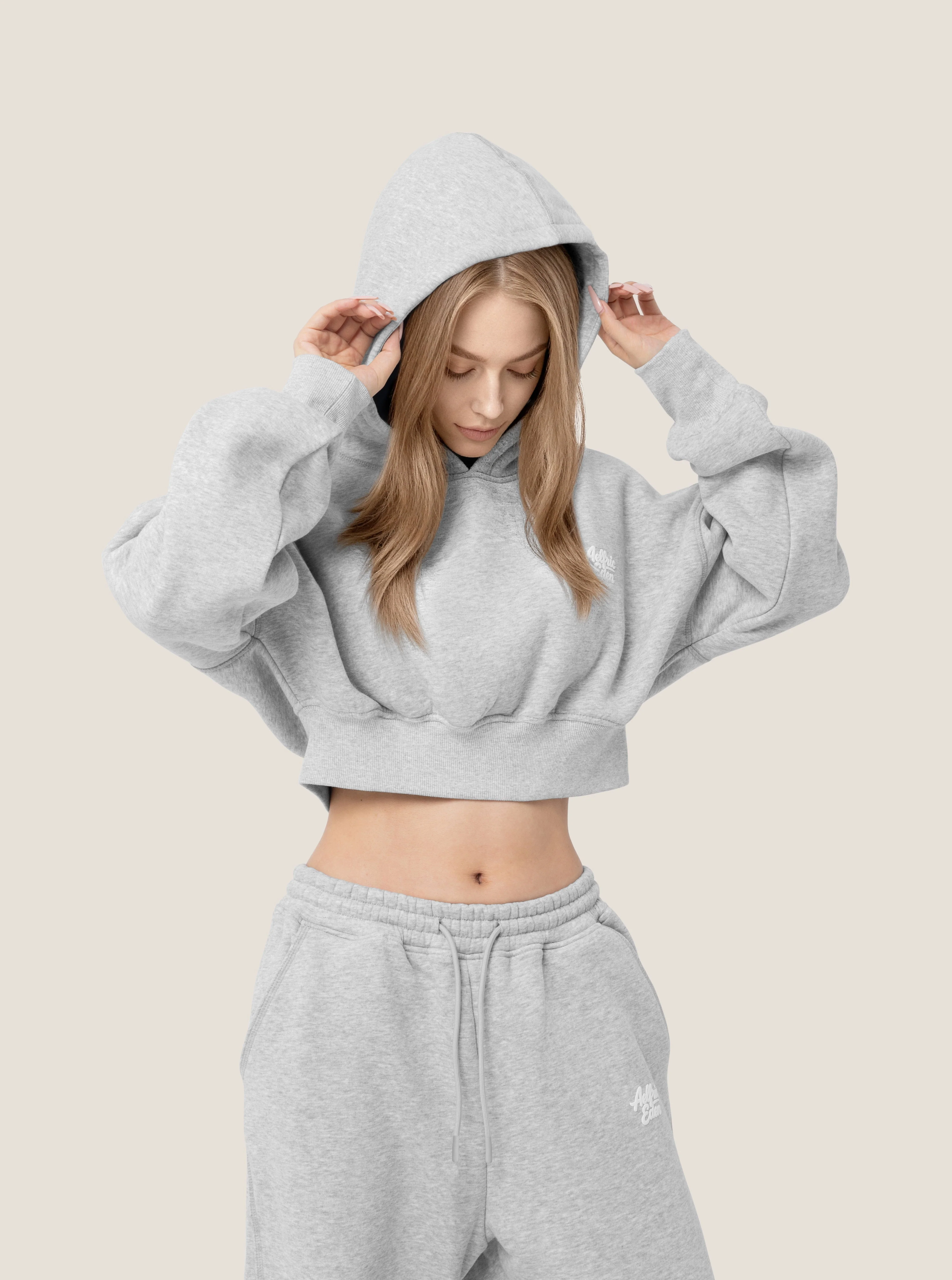 Soufflé Cropped Cloud Hoodie Set - Image 3