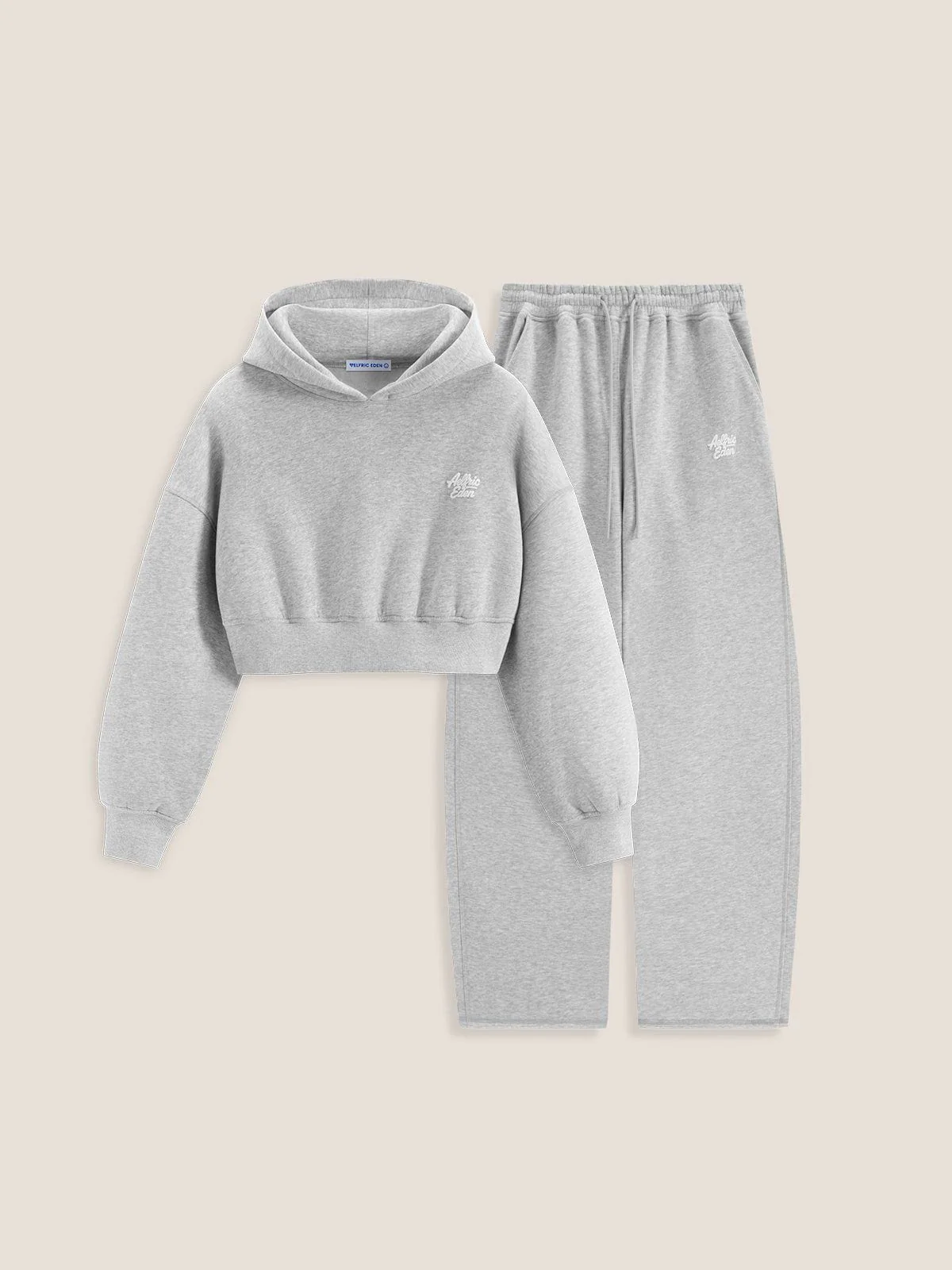 Soufflé Cropped Cloud Hoodie Set - Image 6