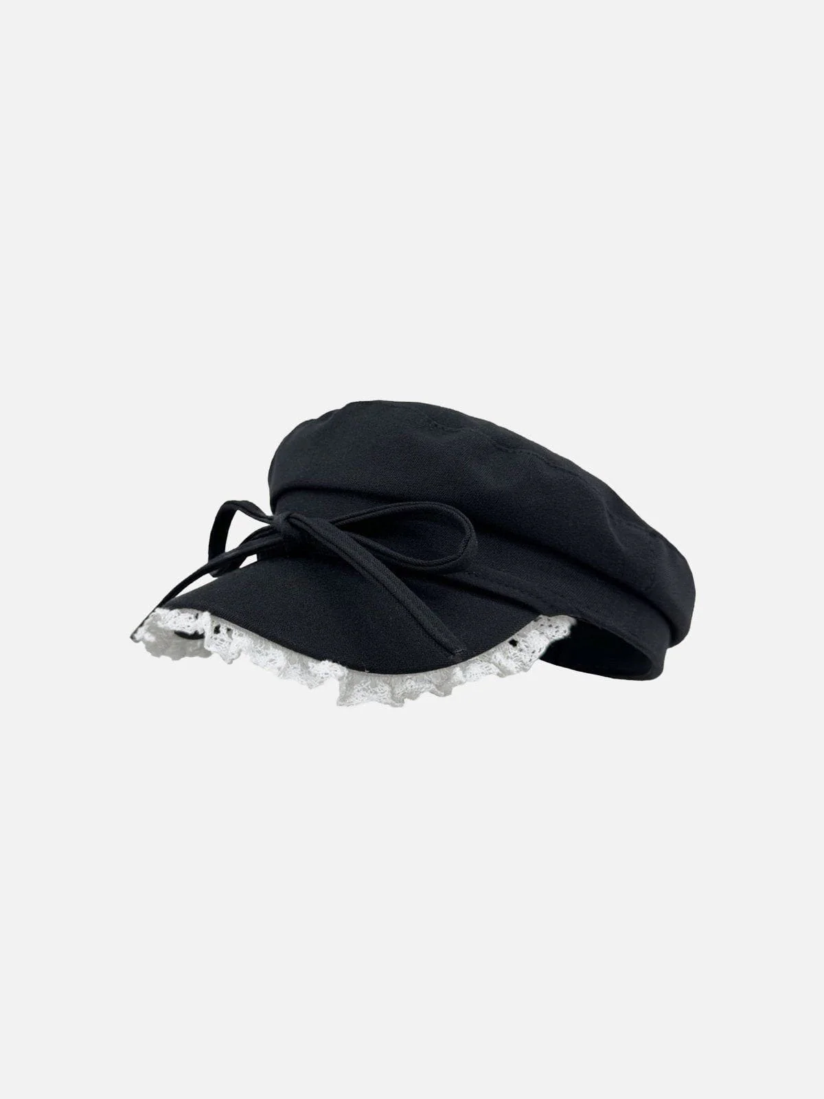 Lace Patchwork Beret - Image 4