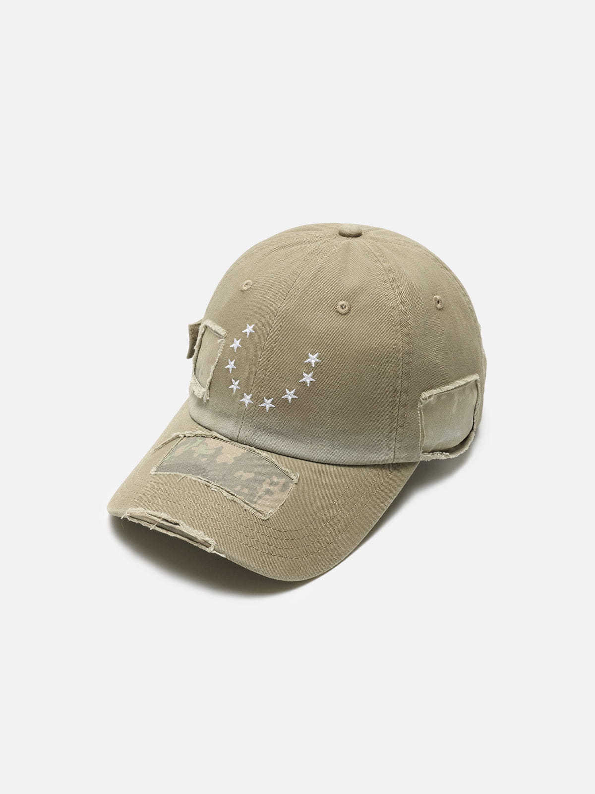 Star Patch Distressed Cap - Image 3
