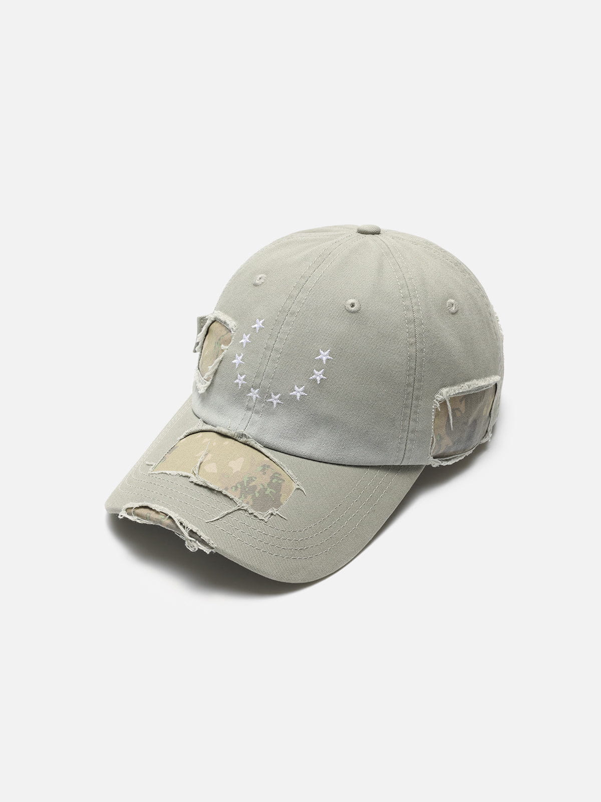 Star Patch Distressed Cap - Image 4