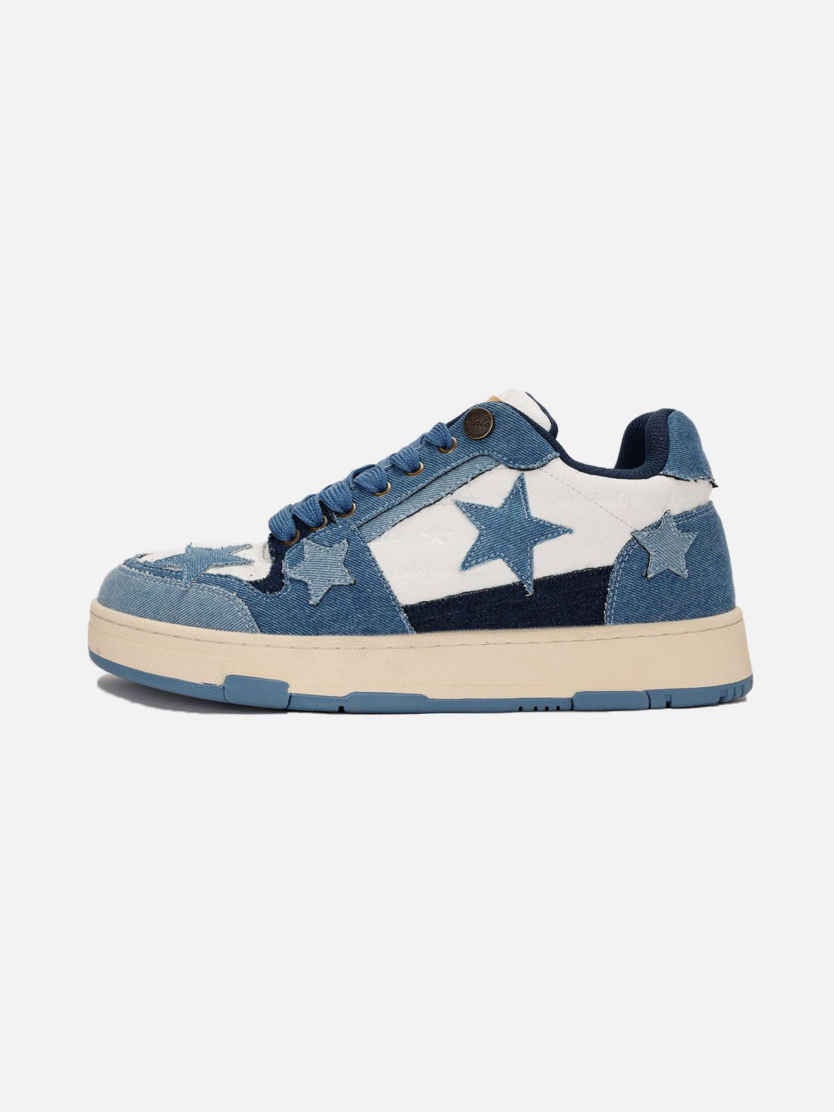 Starry Climb Stars Casual All-Match Denim Skate Shoes - Image 5