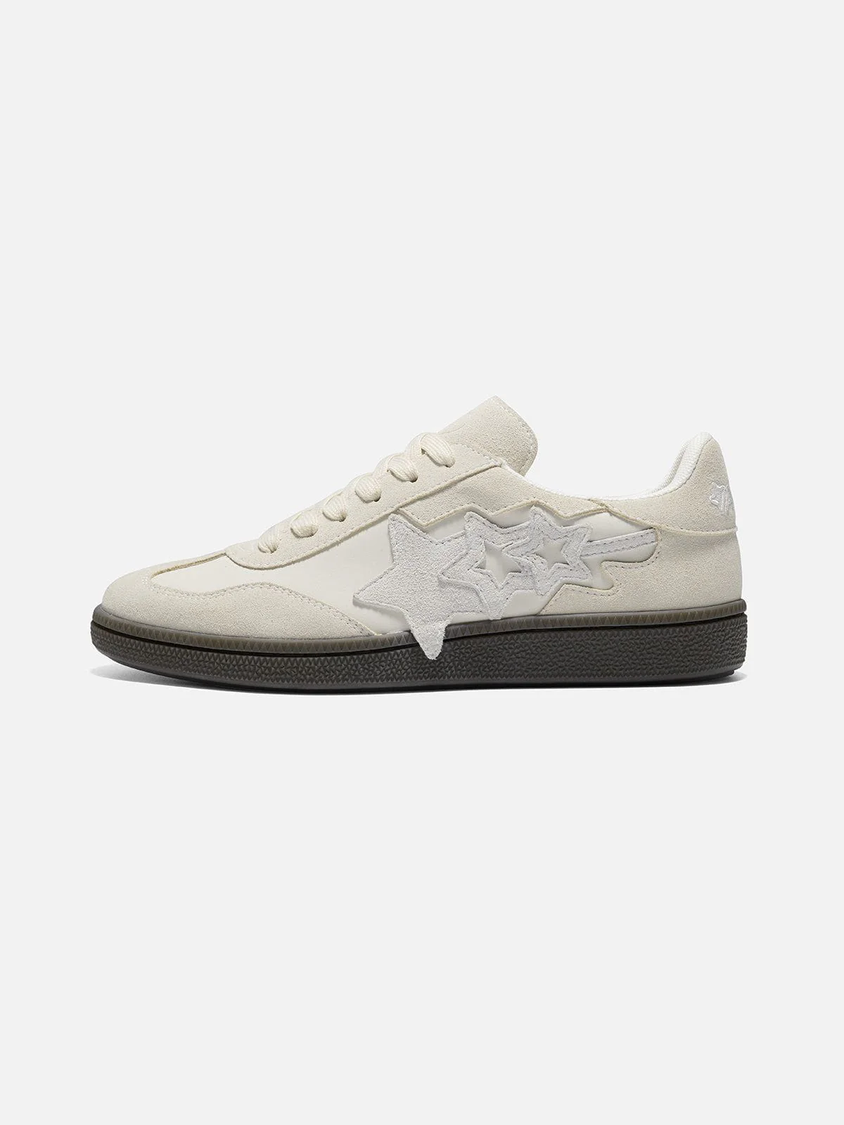 Triple Star Embroidery Gum Sole Skate Shoes - Image 2