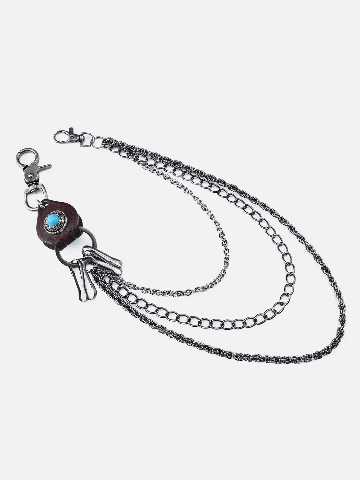 Vintage Layered Belt Metal Chain - Image 3